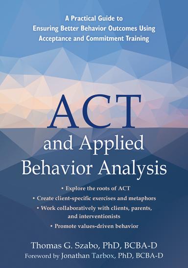 cover for ACT and Applied Behavior Analysis