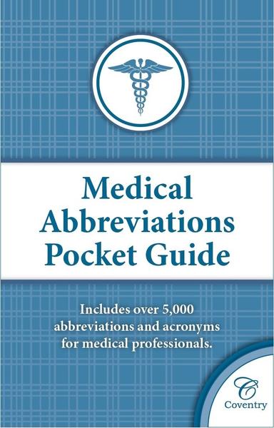 cover for Medical Abbreviations Pocket Guide