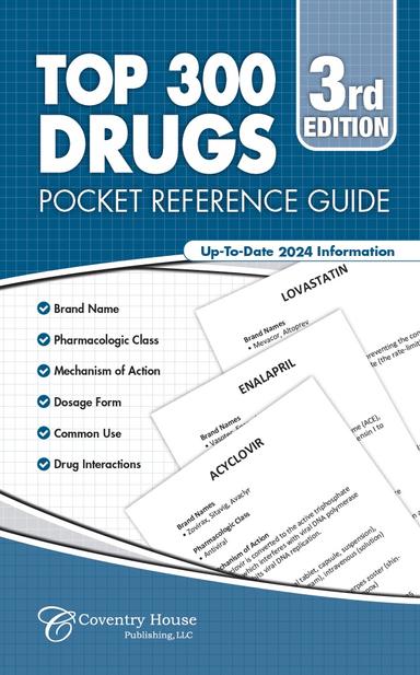 cover for Top 300 Drugs Pocket Reference Guide