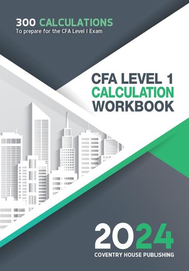 cover for CFA LEVEL 1 Calculation Workbook