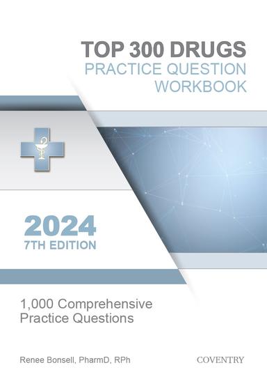 cover for Top 300 Drugs Practice Question Workbook