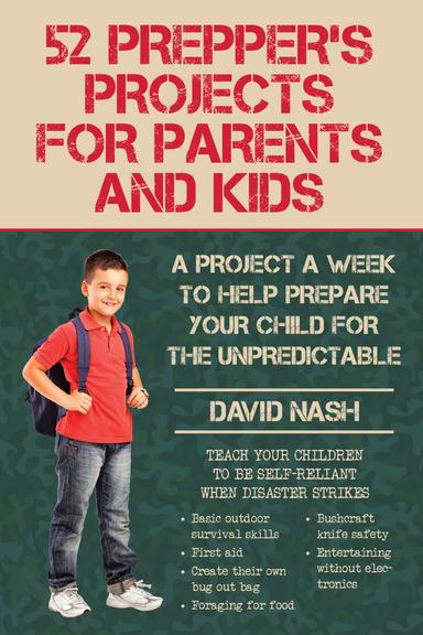 cover for 52 Prepper's Projects for Parents and Kids