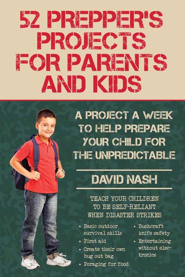 cover for 52 Prepper's Projects for Parents and Kids