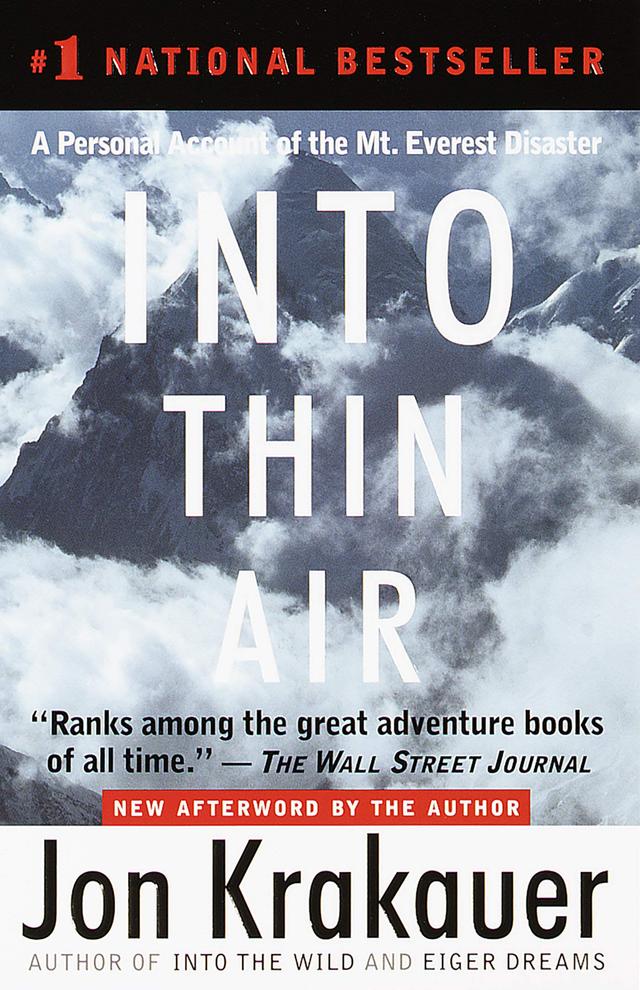 Into Thin Air: A Personal Account of the Mt. Everest Disaster cover for Into Thin Air: A Personal Account of the Mt. Everest Disaster